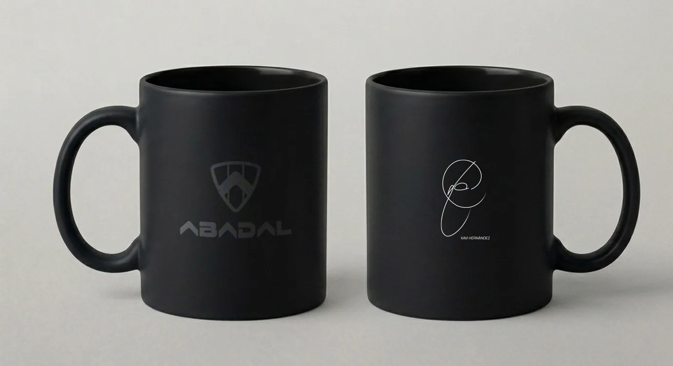 Xavi Hernández × Abadal mug