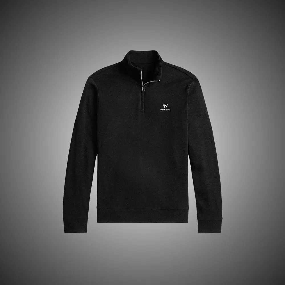 Quarter zip Abadal negro