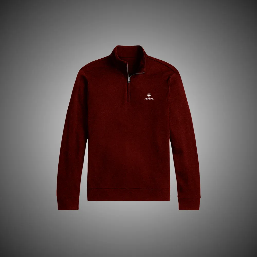 Quarter zip Abadal rojo
