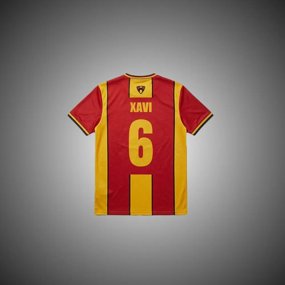 Camiseta de fútbol Xavi Hernández × Abadal (vista trasera)